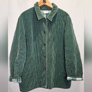 Vintage Quilted Corduroy Barn Jacket Coat
